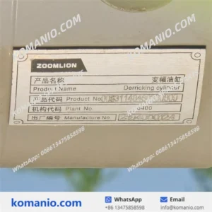 00631148460300000 zoomlion derricking cylinder