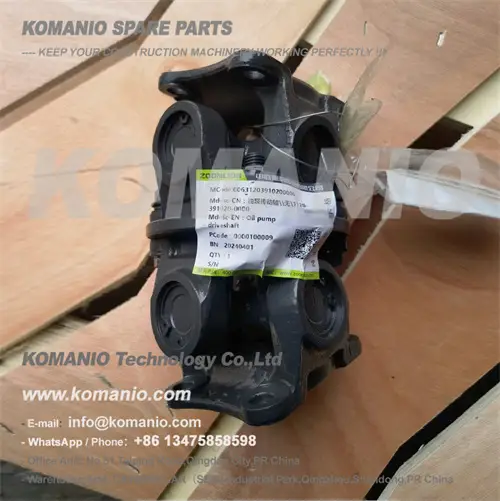 00631203910200000 zoomlion oil pump transmission shaft
