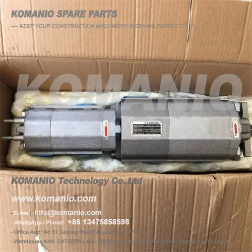 1010000082 zoomlion truck crane parts quadruple gear pump