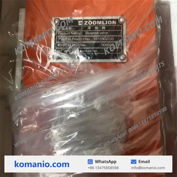 1010302235 zoomlion balance valve