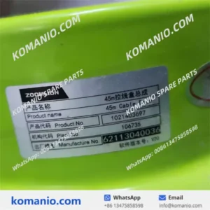 1021403697 zoomlion truck crane cable drum 45m