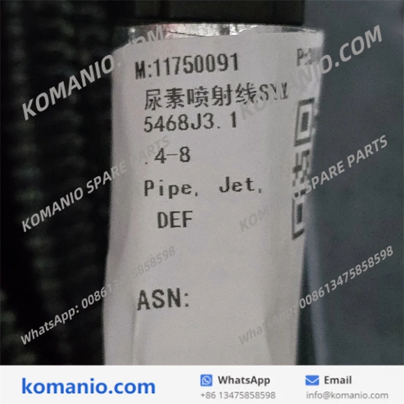 11750091 sany jet pipe
