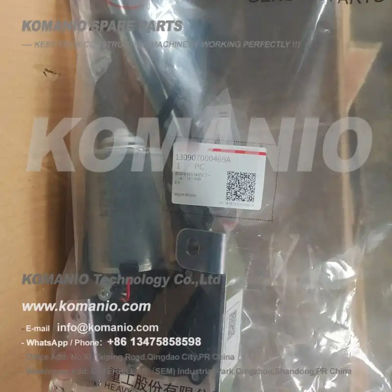 sany 130907000469a wiper motor for excavator windshield