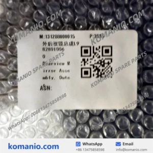 131288000015 sany rearview mirror assembly