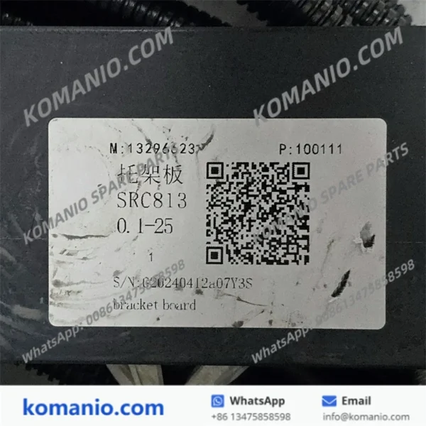13296623 sany bracket board