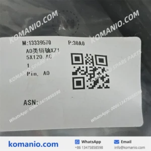 13339570 SANY Pin Spare Parts 13339570 sany pin spare parts