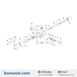 13594621 sany winch balance valve p22q003