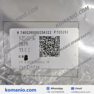 140529000023a022 sany 5 pin male plug