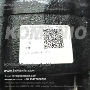 1501030500233a sany truck external gear pump