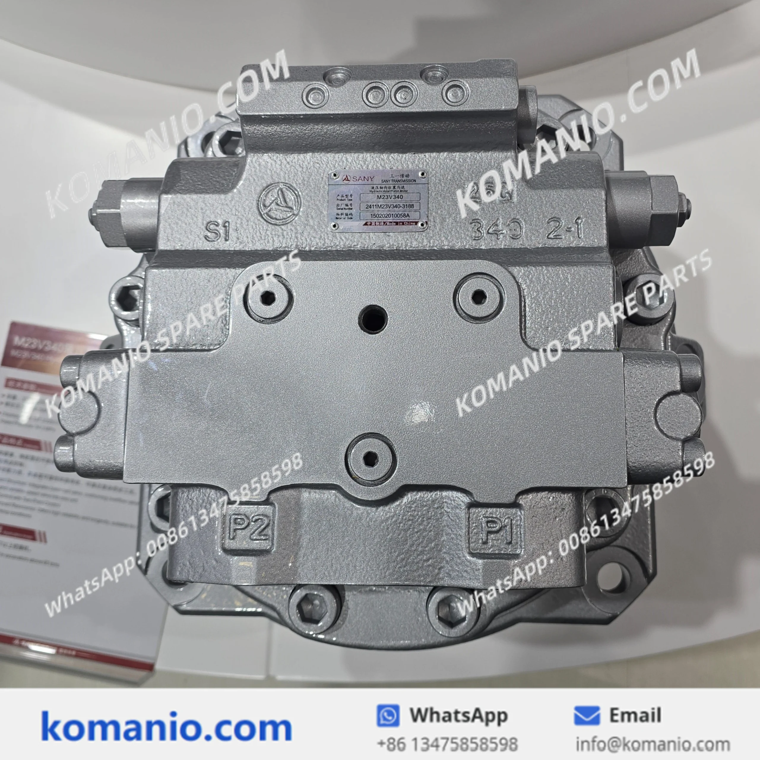 150202010058a sany hydraulic axial piston motor m23v340