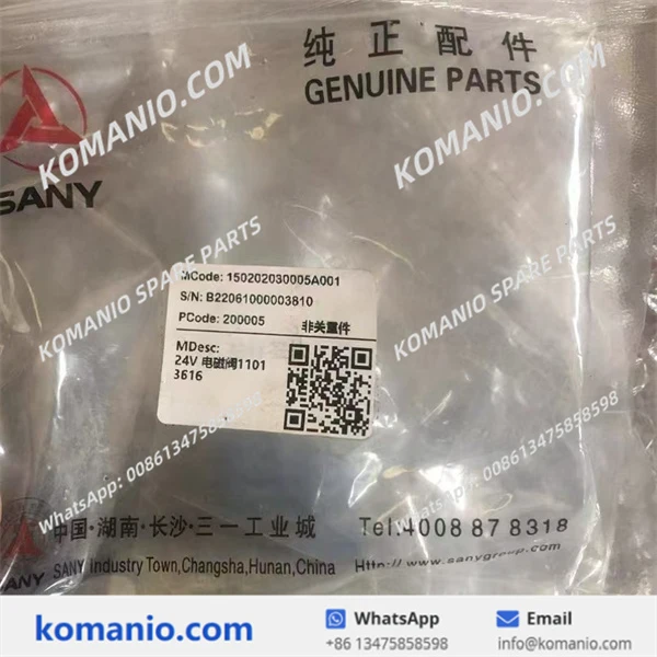 150202030005a001 sany solenoid valve
