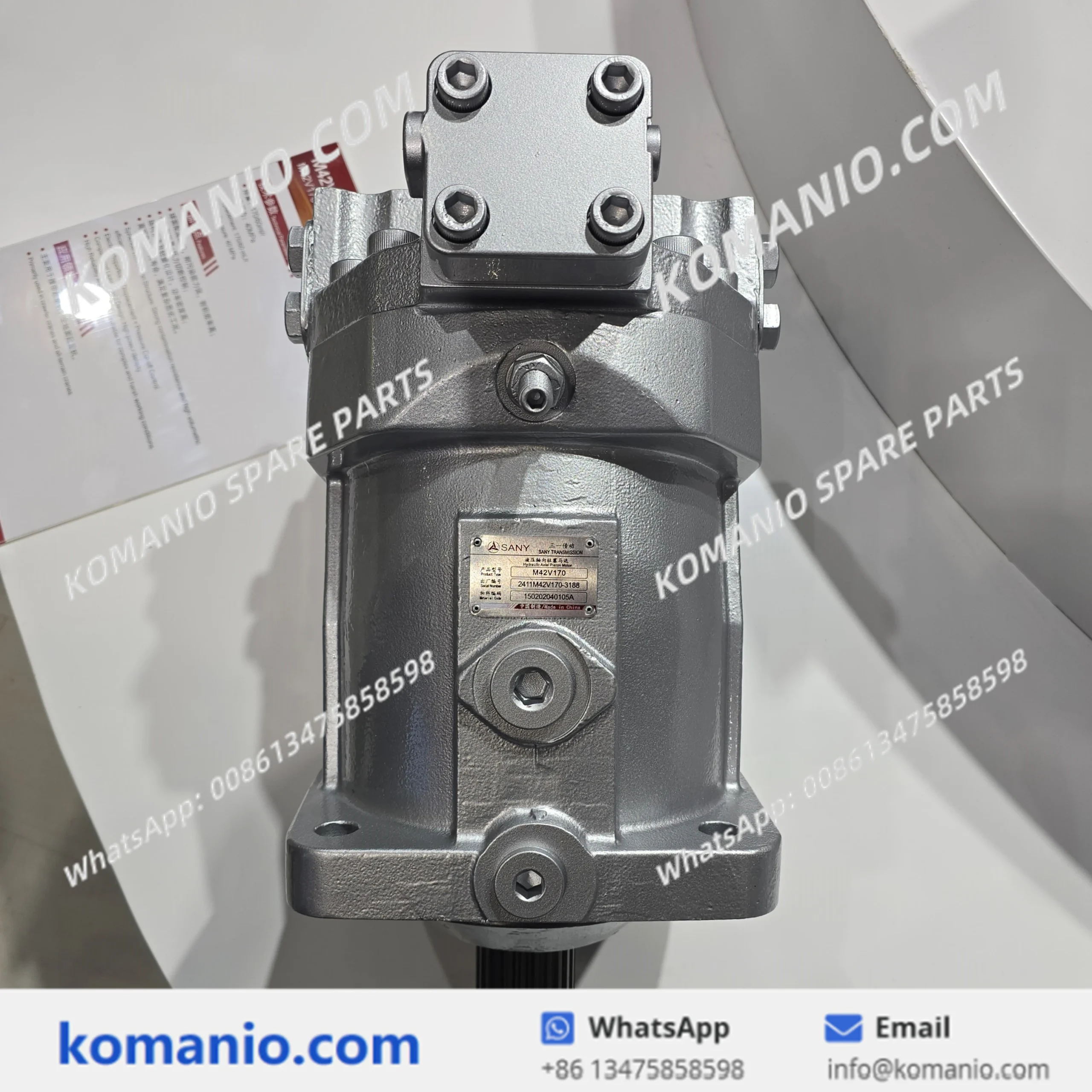 150202040105a sany hydraulic axial piston motor