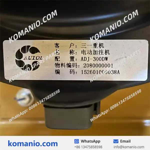 152601000038a sany grease pump