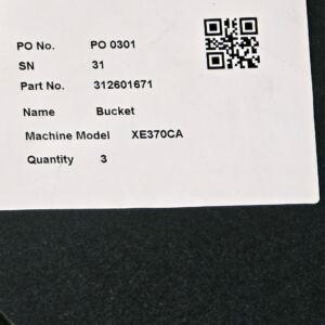 312601671 XCMG XE370 XE370CA excavator bucket 1.8M3 spare parts 312601671 xcmg xe370 xe370ca excavator bucket 1.8m3