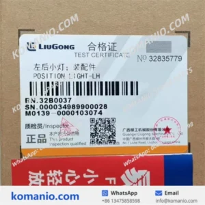 32b0037 liugong spare parts wheel loader left rear small lamp