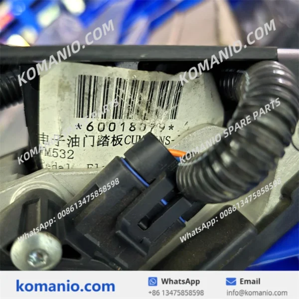 60018079 sany src550c electronic throttle pedal
