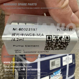 60022587 sany pump element 60022587 sany pump element
