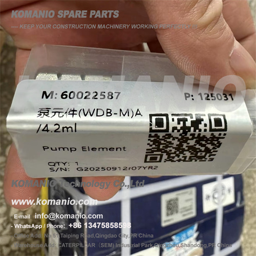 60022587 sany pump element