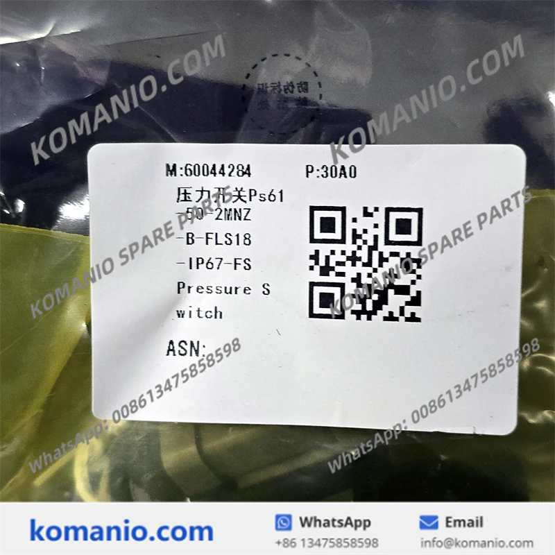 60044284 sany pressure switch