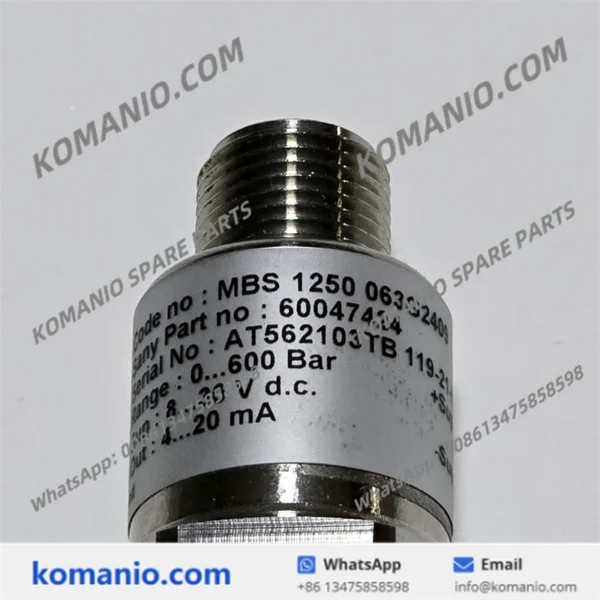 60047424 sany mobile crane pressure sensor 600bar 24v