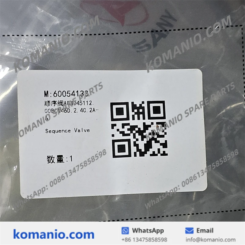 60054133 sany sequence valve