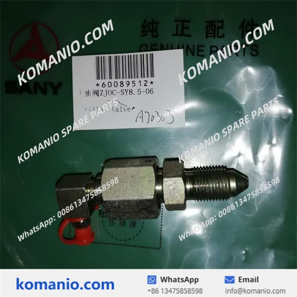 60089512 sany refiller valve