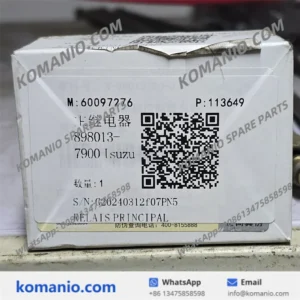 60097276 sany relay principal 898013 7900