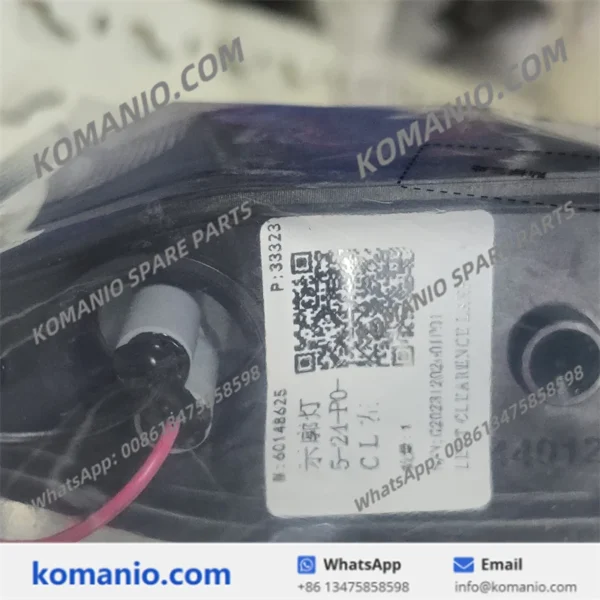 60148620 60148625 sany left right clearance lamp