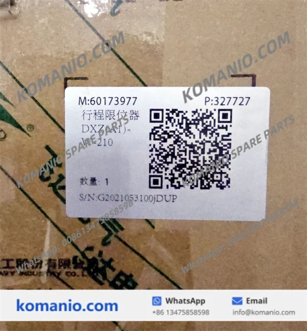 60173979 sany stroke limiter