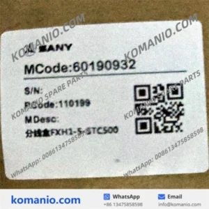 60190932 sany junction box