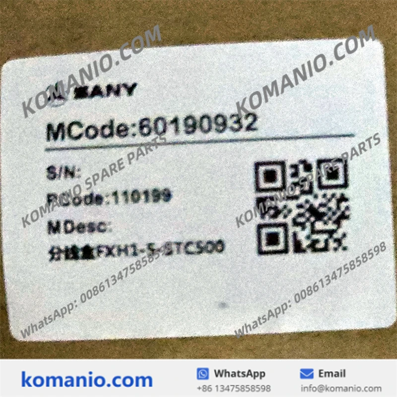 60190932 sany junction box