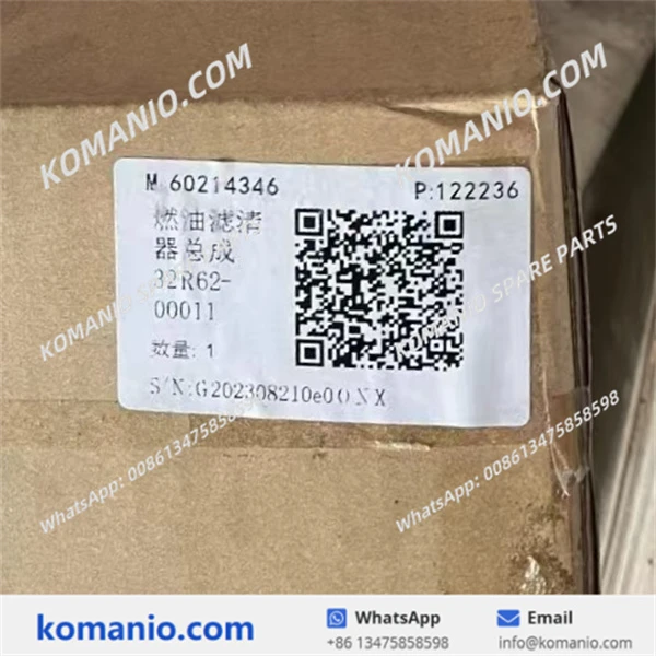 60214346 sany fuel filter assembly