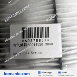 60278857 sany inner gas screen