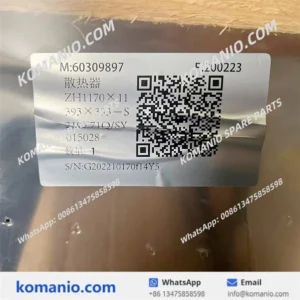 60309897 sany radiator