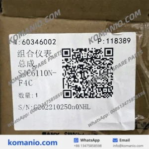 60346002 sany truck crane combination dashboard