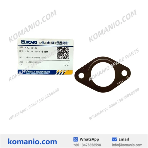800165483 xcmg sealing gasket spare parts
