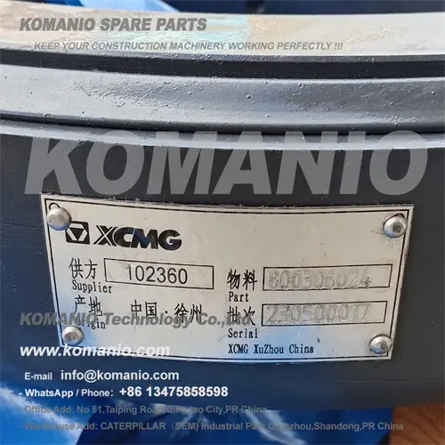 800306024 xcmg truck mounted crane slewing platform