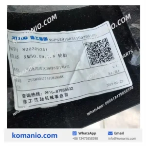 800309251 xcmg tyre