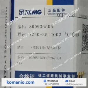 800936505 xcmg air brake valve