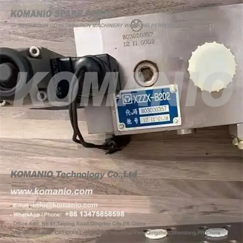 803000357 xcmg telescopic control valve
