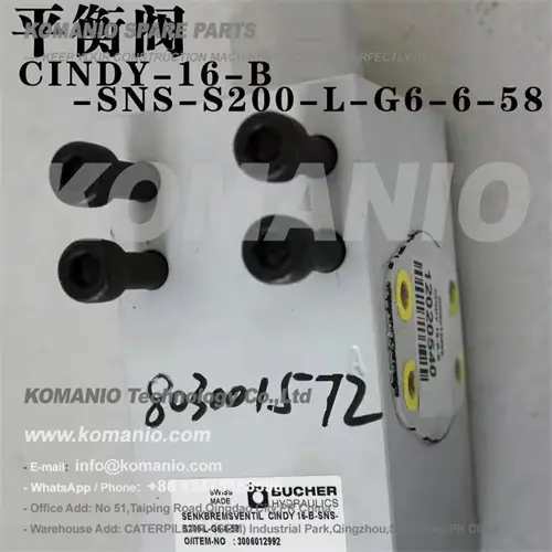 803001572 cindy 16 b snd s200 l g6 6 58 xcmg balance valve