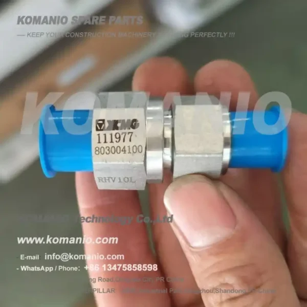 XCMG 803004100 RHV10LMEDOMD Check Valve for Wheel Loader Pilot