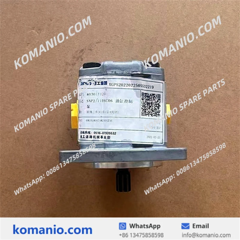803011120 xcmg cylinder control pump