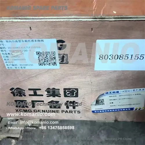 803085155 xcmg multiway valve