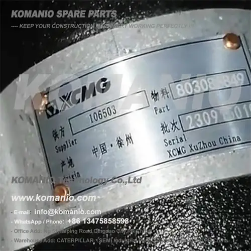 803086849 xcmg cbfb f25aly l gear pump