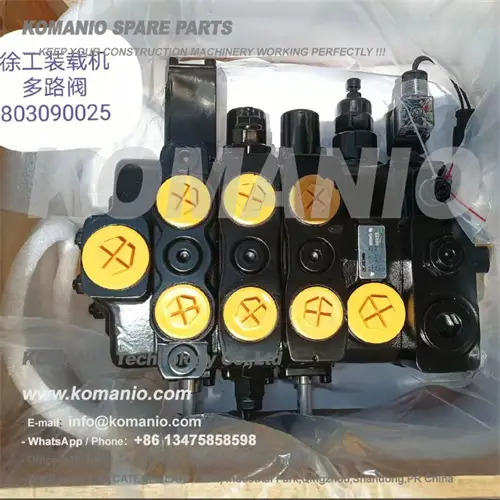 803090025 xcmg wheel loader multiway valve
