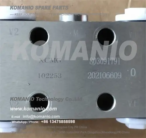 803091791 xcmg hydraulic valve