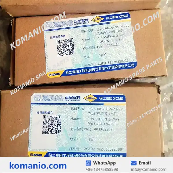 803382239 xcmg soliend valve