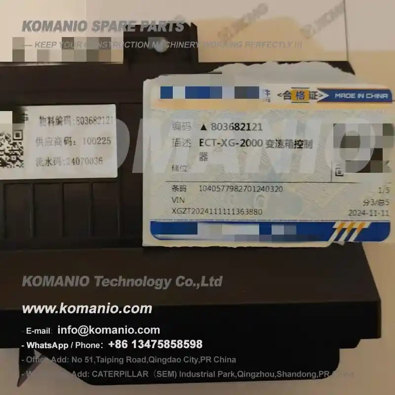 XCMG 803682121 Wheel Loader Transmission Electronic Control Unit ECU