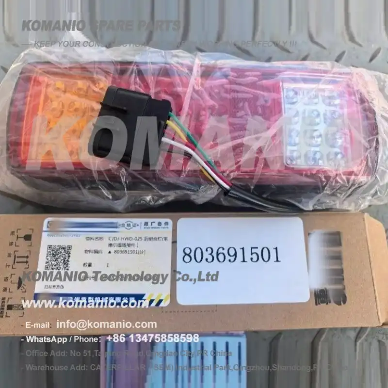 xcmg 803691501 rear combined lamp for xcmg crane
